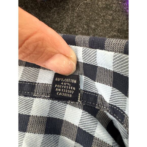 Original Ben Sherman Tailoring Men’s Classic Gingham Dress Shirt, EUC, Size S - Picture 7 of 7